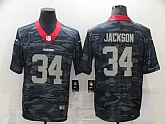 Nike Raiders 34 Bo Jackson Black Camo Limited Jersey Dzhi,baseball caps,new era cap wholesale,wholesale hats